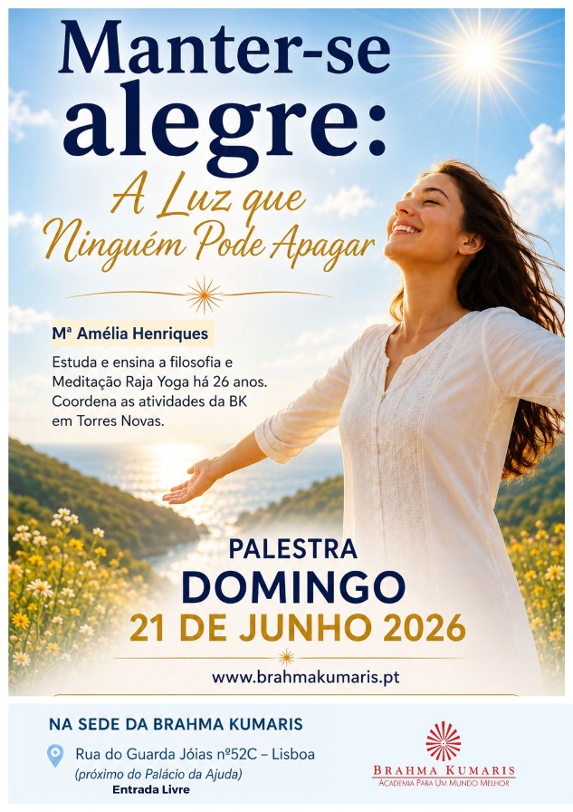 3°Domingo - Meditação pela Paz Mundial e Palestra