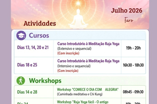 Faro: Atividades em Julho