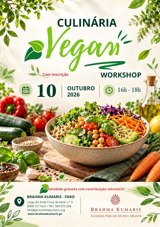 Faro - Workshop Culinária Vegan